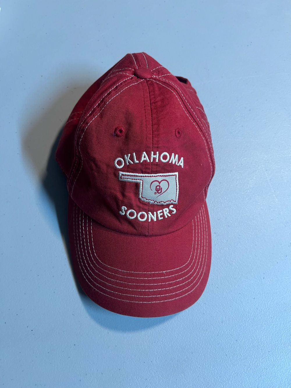 Russell Athletic Oklahoma Sooners Women’s Red Adjustable Hat Cap NCAA